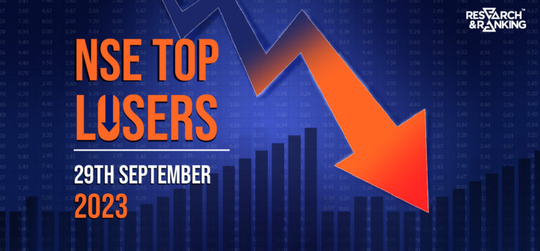 Nifty Closing:  Top Loser Stocks Today