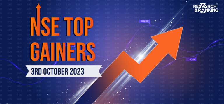 Nifty Closing: Top Gainer Stocks Today: 3rd October ’23